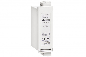 2 изолированных аналоговых входа: 0/4...20 мА или PT100 или 0...10 В или 0...?5 В Lovato EXP1004 фото